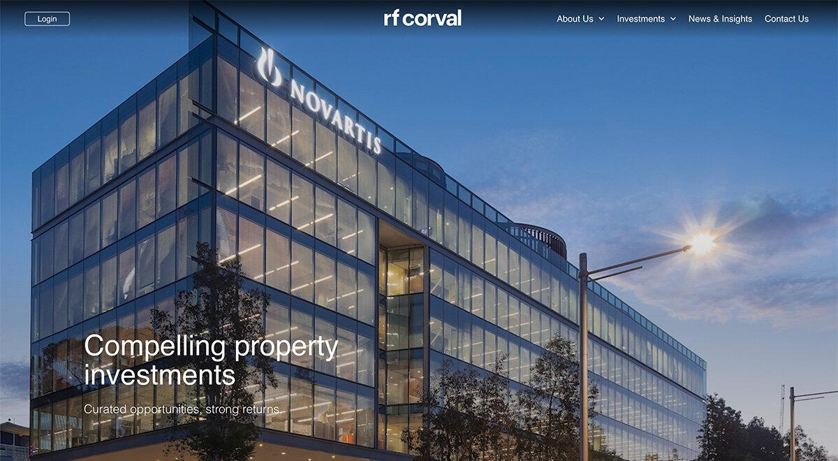 RF Corval Investments Website